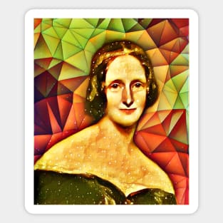 Mary Shelley Snow Portrait | Mary Shelly Snow Artwork 14 Magnet